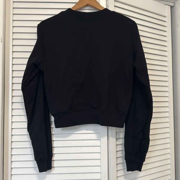 Cotton Citizen Milan Cropped Crewneck Sweatshirt SM - Picture 7 of 7
